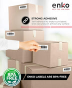 enKo (96 Rolls, 21,120 Labels) Address & Shipping Labels 30323 Compatible for Dymo LabelWriter (2-1/8 x 4")