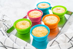 Bakerpan Silicone Jumbo Muffin Cups For Baking, Smooth Large Air Fryer Muffin Cups, 3 1/2 Inch Muffin Baking Cups, Jumbo Cupcake Liners - Set of 8