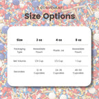 Sprinkle Pop Old Glory Sprinkle Mix| Red White Blue Sprinkles with Gold Metallics| Decorating Patriotic Sprinkles Made in USA for 4th of July Independence Day Cakes Cupcakes Donuts Cookies, 4oz