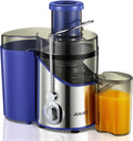 Juicer Machines, Juilist 3" Wide Mouth Juicer Extractor, for Vegetable and Fruit with 3-Speed Setting, 400W Motor, Easy to Clean, Blue