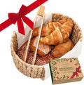 Bread Warmer Basket with Stone - Tortilla Warmer - Bread Baskets for Serving- 11.8x9x4.72 Inches - House Warming Gifts