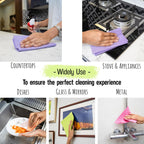 Swedish Dishcloths for Kitchen 10 Pack – Reusable Swedish Dish Cloths That Don't Smell, Oeko-TEX Certified Eco-Friendly Dish Cloths