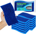 AIDEA XL Scrub Sponges Non-Scratch 12Count, Extra Large Sponges Kitchen, Sponge for Dishes, Cleans Fast Without Scratching Safe for Non-Stick Cookware, Cleaning Power for Kitchen, House