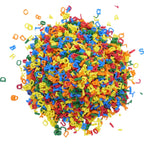 Bakerpan Quins Alphabet Sprinkles for Cake Decorating - 6.1 Ounces - ABC Edible Confetti Sprinkles for Cupcakes, Ice Cream, Cookies, Cakes