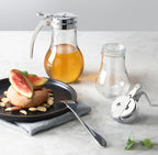 New Star Foodservice 22469 Syrup Dispenser with Chrome Plated Zinc Alloy Top, 6-Ounce, Set of 12