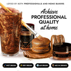 MONÉGASQUE Bronze Edible Glitter for Drinks 7g – Copper Edible Glitter for Cakes & Cocktails – Luster Dust for Drinks, Cocktail, & Chocolate – Drink Shimmering Bronze – Cake Decorations Sprinkles