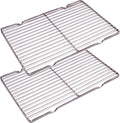 2Pcs Stainless Steel Cooling Racks, Cooling Racks for Cooking and Baking, Cookie Cooling Rack, Oven Cooling Racks for Cooking