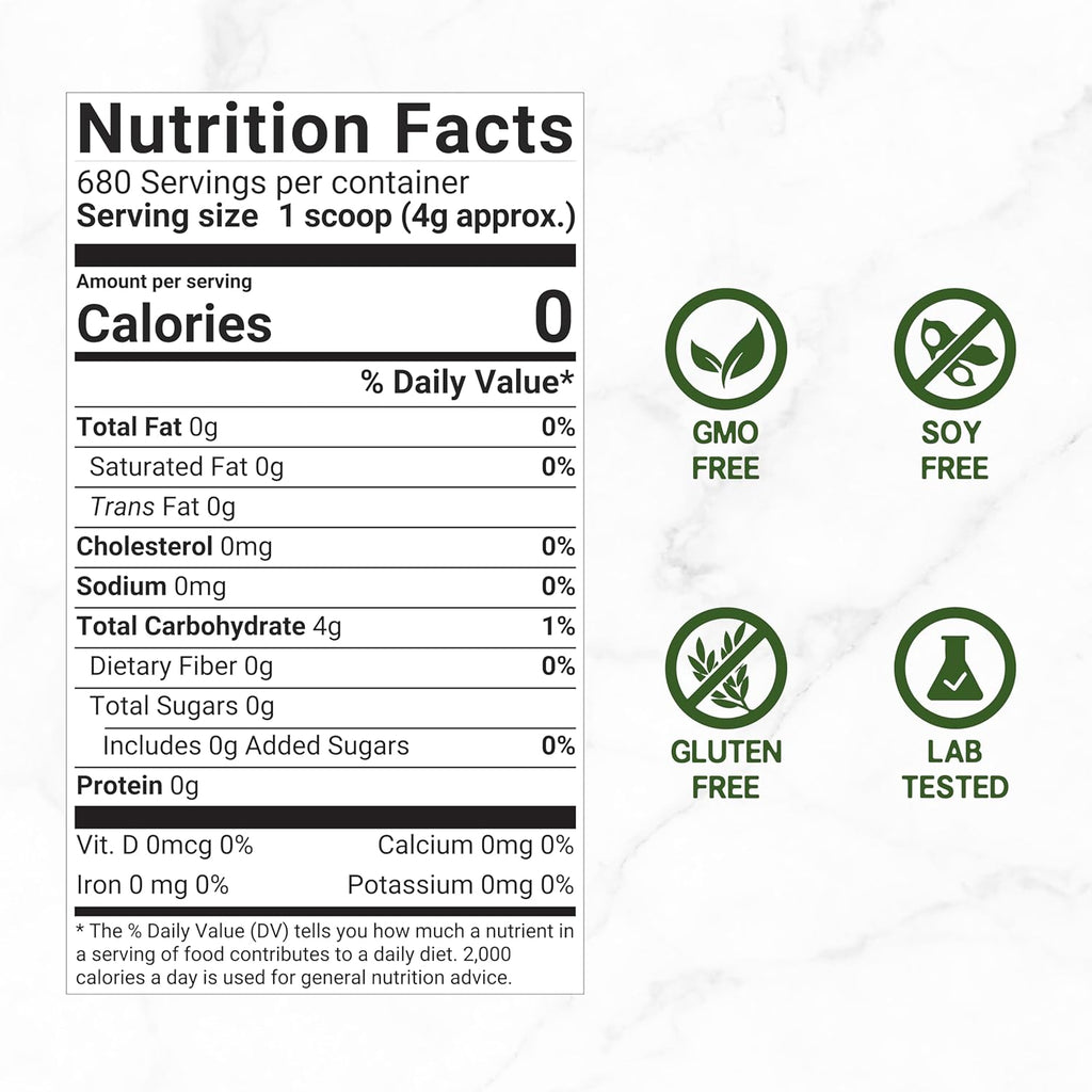 Allulose Sweetener 6 Pounds – Natural Sugar Substitutes, No Aftertaste – Keto Friendly, Vegan, Zero Net Carb, Zero Calorie – Great for Cooking & Baking