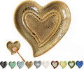 Ceramic Spoon Rest for Stove Top, Heart Cute Spoon Rest for Kitchen Counter, Cooking Spoon Holder for Kitchen Counter, Utensil Rest Spatula Rest Ladle Holder Tong Rest (Retro Leopard Print)