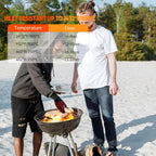 1 Pair Grill Oven Mitts, 1472°F Heat Resistant BBQ Gloves for Cooking, Non-Slip Silicone Oven Gloves, Barbecue Grill Gloves BBQ Mitts (Red-Flame Pattern)