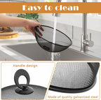 4 Pcs Metal Mesh Food Cover 14'' 12'' 11'' 10'' Food Screens for Outdoors Food Domes for Outdoor Picnic Food Net Covers for Outside Keep out Flies for Table Picnic Camping