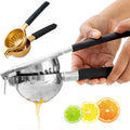 A Bar Above Stainless Steel Hand Juicer, Heavy Duty Citrus Press for Cocktails, Fruit Juice Squeezer for Lemons, Limes, and Oranges, Manual Juicer for Bartenders, Home Bars, and Mixology Kits