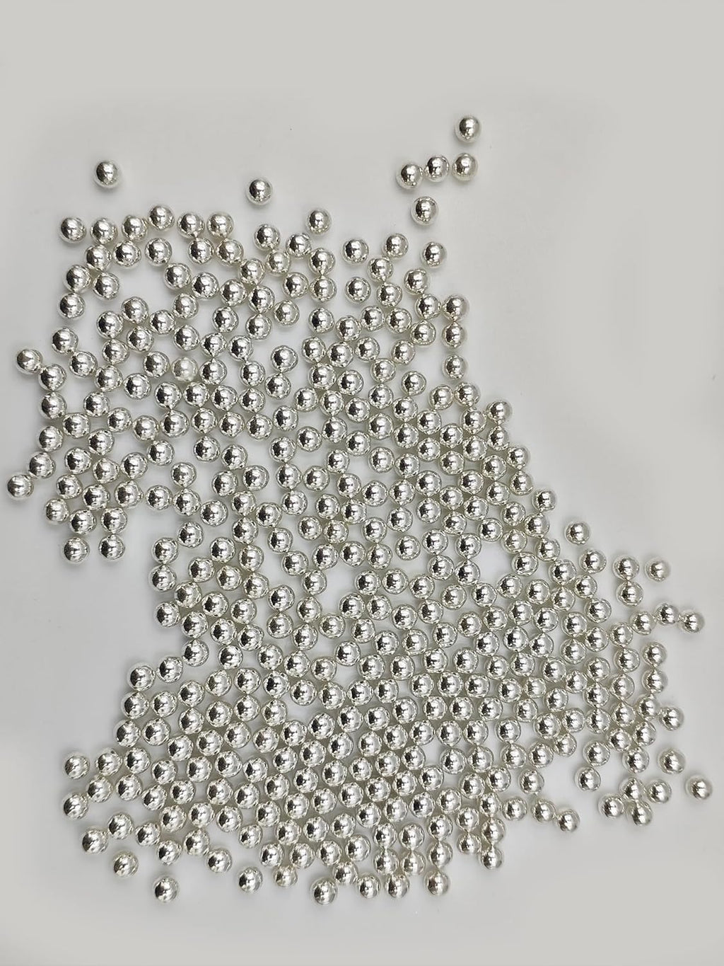 Silver Pearl Sugar Sprinkles 3.53 oz, 7mm Candy Pearls Ideal for Baking, Cake and Cupcake Toppers, Cookie Decoration, Ice Cream Topping, Wedding Shower Valentines Halloween Christmas