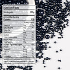 Black Pearl Sugar Sprinkles, Edible Black Sprinkles for Cake Decorating, 150g/5.29oz, Baking Cake Decorations, Ice Cream Toppers, Cupcakes, Cookies, Birthday, Wedding Party Chirstmas Supplies