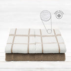 100% Cotton Terry Dish Towels, 4 pack16 x26 Inches, Super Soft and Absorbent Kitchen Towels, Perfect for Kitchen Cleaning and Dish Washing | Tan