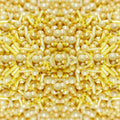 Confect Gold Pearl & Rod Sprinkles Mix – Metallic Edible Pearlized Sugar Balls for Cake Decorating, Cupcakes & Desserts | Vegan, Gluten-Free, Nut-Free, Soy-Free, Dairy-Free, Palm Oil-Free- 4.2 Oz
