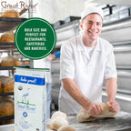 Great River Organic Milling Lily White Organic All-Purpose Flour | Unbleached & Unbromated | Non-GMO, Kosher | Ideal for Bread, Cookies, Cakes, Pizza Dough & Everyday Baking | 25 Lb
