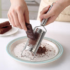 Tongjude Stainless Steel Cheese Grater Set, Set of 5 Kitchen Grater & Peeler & Slicer, Lemon Zester with Cleaning Brush for Vegetable, Fruit, Chocolate