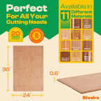 Riveira Brown Bamboo Wood Cutting Board – Gourmet Bamboo Grandeur: 36 x 24 Wooden Cutting Board – Wooden Cutting Boards For Kitchen Decorative – Innovative Juice Grooves Wooden Chopping Board