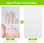 8 Pack 2 Size Mesh Food Covers for outside, 2 Jumbo and 6 Large Cake Cover Net for Indoor/Outdoor, Picnic Accessories Fruit Cover Tent Keeping Out Flies Bugs Mosquitos
