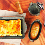 Ceramic Casserole Baking Dish, 2 Quarts Baking Dish for Oven, Lasagna Pans, Oven Safe Durable Bakeware for Kitchen Home Decor, Banquet and Dinner, Rectangular 1 PCS 10 x 8 Inch
