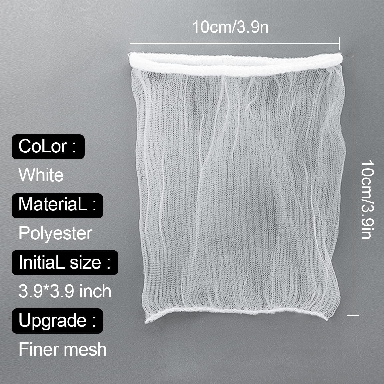 200 Pcs Sink Strainer Bags, Disposable Mesh Sink Filter Bag for Kitchen Sink, Filter Bag Sink Strainer Cover for Most Sizes of Floor Drain Kitchen Sink Bathroom (B-200PCS)