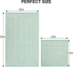 Kitinjoy Cotton 12 Pack Kitchen Towels and Dishcloths Sets, 16 x 25 Inch & 12 X 12 Inch Dish Towels Bulk, Super Soft and Absorbent Hand Towels for Kitchen Drying, Green