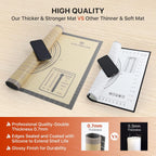 Silicone Pastry Mat, 36" x 24" Extra Large Non Stick Baking Mat with Measurement Non-slip Silicone Dough Rolling Mat for Making Cookies, Oven Liner, Fondant/Pie Crust Mat