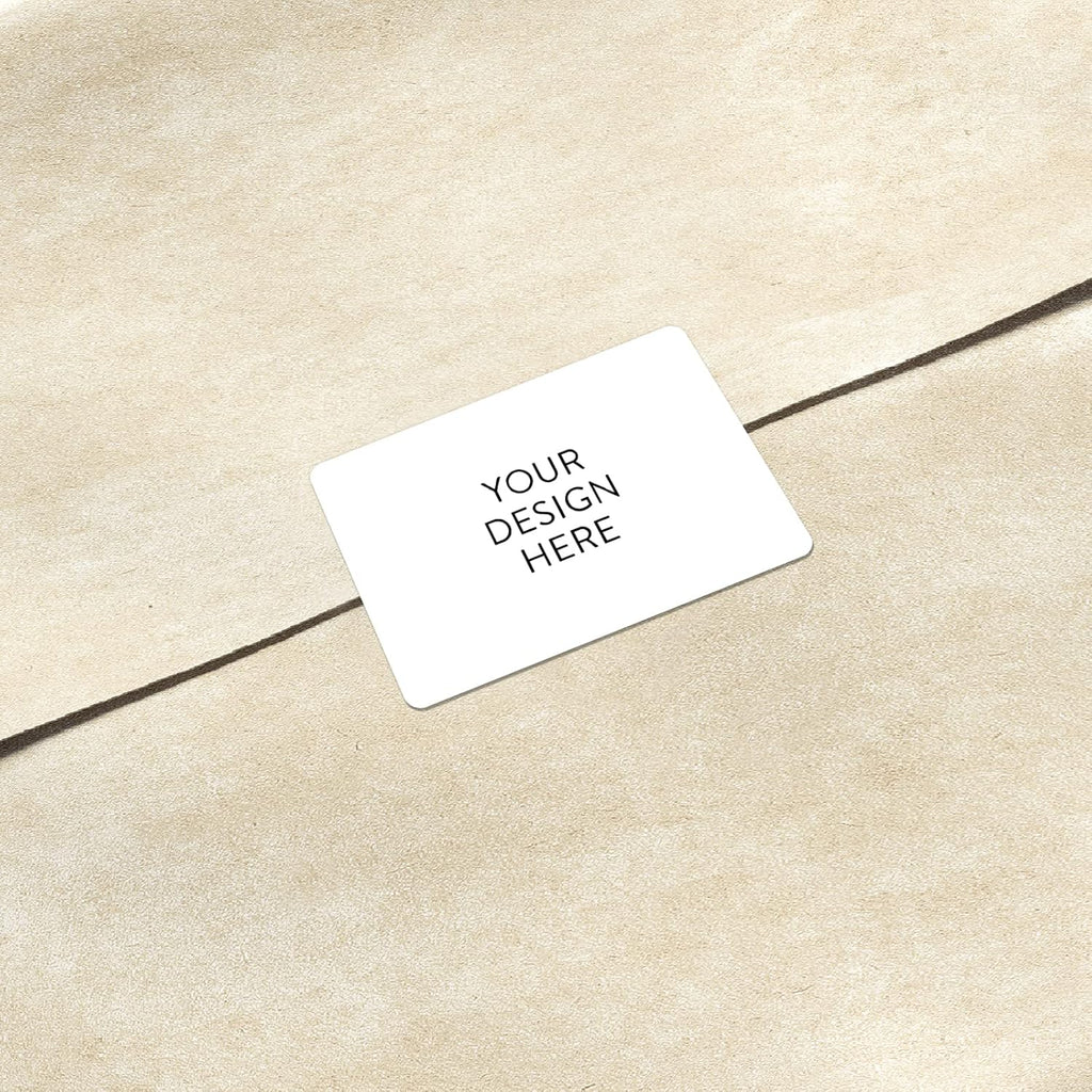 5-1000 Custom Vinyl Stickers - Upload Your own Image, Text, Design, Logo - Personalized Logo Labels for Handmade, Packaging, Bottle, Jars, Candle, Brand Stickers (White, 3x2)