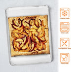 E-far Baking Cookie Sheet Set of 2, 12.4”x9.7” Stainless Steel Baking Sheet Pan for Oven with 50 Parchment Paper, Rectangle Baking Tray for Cooking Roasting, Rust Free & Heavy Duty, Dishwasher Safe