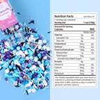 Galaxy Star Sprinkles for Cake Decorating 4.23ounce - Pearl Sugar Mix Contains Spaceship & Star Sprinkles for Cupcake Toppers, Ice Cream, Candy, Cookie Decorations - Children Party Supplies