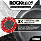 THE ROCK SOHO Nonstick Saucepan with Lid, 2 Quarts Small Pot with PPG Quantum2 Coating – Durable for Urban Kitchens, Nothing Sticks, Never Warps, Lasts Longer, Induction Compatible, PFOA-Free, Black