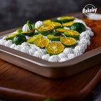 10-Inch Nonstick Shallow Cake Pan, Rectangle Bread Loaf Pan, Baking Sheet Set of 2