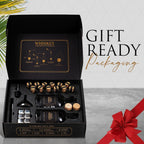 Whiskey Making Kit - DIY Whiskey Gifts For Men Unique - Alcohol Infusion Kit with Bottles, Wood Chips, Botanicals and Stone - Bourbon Birthday Gifts for Men, Dad and Fathers Day - Make Your Own Whisky
