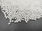 Edible White Pearl Sugar Sprinkles 3.9 oz, 4mm Candy Pearls Ideal for Baking, Cake and Cupcake Toppers, Cookie Decoration, Ice Cream Topping, Wedding Shower Valentines Halloween Christmas