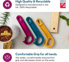 Ring Pull & Pop Top Can Opener (Apricot) Easy Open Any Pull Tab Cans for Seniors, Soda, Pet Food, Cat Cans, Beer, Parkinsons Aids for living Gifts, Gadgets for People with Arthritis, kitchen gadgets.