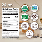Sugar In The Raw Organic Granulated White Premium Cane Sugar, Pure Natural Sweetener, Hot & Cold Drinks, Coffee, Cooking, Baking, Vegan, Gluten-Free, Non-GMO, Bulk Sugar, 24 oz Bag (1-Pack)