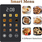 2 Slice Toaster Stainless Steel with LED Display, Extra Wide Slots, 6 Shade Settings, Defrost/Reheat/Cancel, Removable Crumb Tray – Compact Toaster for Bagels & Waffles