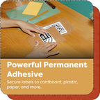 Aegis Adhesives - 2" Circle Stickers - Direct Thermal Labels Compatible with Rollo, Zebra, MUNBYN, and More Desktop Printers (12 Rolls, 750/Roll)