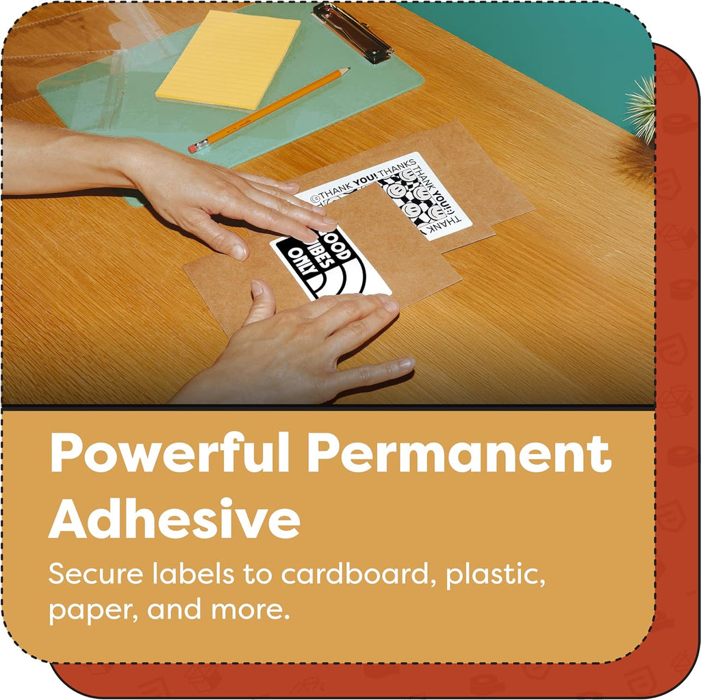 Aegis Adhesives - 4" X 8" Direct Thermal Labels Compatible with Rollo, Zebra, and Other Desktop Label Printers (10 Rolls, 200/Roll)