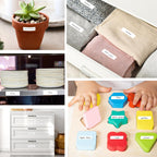 1980 Pcs Blank File Folder Labels 0.5x1.75 Inch Writable Name Tag Stickers White Name Filing Envelopes Label Stickers Small Address Labels for Office Document File Classification
