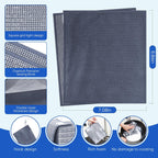 10Pcs New Upgrade 2-Layer Non Scratch Wire Dishcloth,Wire Dishwashing Rag, Non-Scratch Wire Dishwashing Rags for Wet and Dry, Kitchen Cleaning Dish Rags for Cookware,Sinks, Dishes,Stove