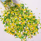 Cobakey Easter Sprinkles for Cookies 4.23 Ounce Spring Sprinkles for Baking Gold Star Edible Heart Perfect for Easter Cake Decorations, Baking, Ice Cream, Cookies, Cupcake Topper