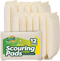 12 Pack Scrub Sponges Kitchen by SCRUBIT, Multi-Purpose Scouring Pads, Non-Scratch Cleaning Sponges for Dishes, Pots & Non-Stick Cookware - Long Lasting Dish Scrubbers for Kitchen, Bathroom & More