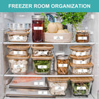 CATIFLIN 600 Blank Removable Freezer Label Stickers, 1”x3” Waterproof Adhesive Paper Tags with Perforation, Easy to Write & Peel for Food Jars, Bottles, Containers, Refrigerator, Storage