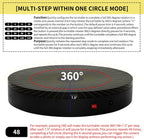 15.8In Remote Motorized Electric Turntable Rotating Display Stand Rotating Platform Photography Turntable motorized lazy susan base giratoria para for Photography,3D Scanner,(Load Range:132~400lbs)