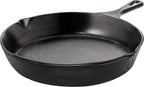Utopia Kitchen Cast Iron Frying Pan 8 Inch, Cast Iron Chefs Pan, Pre Seasoned Skillet, Safe Grill Cookware for Indoor & Outdoor Use, Black