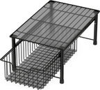 Simple Houseware Stackable Basket Drawer, Black