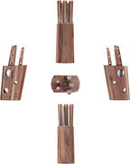 Cangshan W Series 6 Piece German Steel Knife Block Set, Walnut