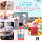 Dolce Flav Cotton Candy Extract – Kosher, Sugar-Free, Concentrated Carnival-Style Flavoring for Baking, Frostings & Drinks, Includes Measured Dropper, 2 oz Pack of 2
